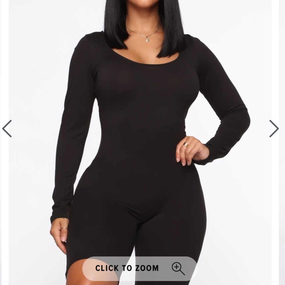 Black Romper. Cotton Material. Size S. NEW.